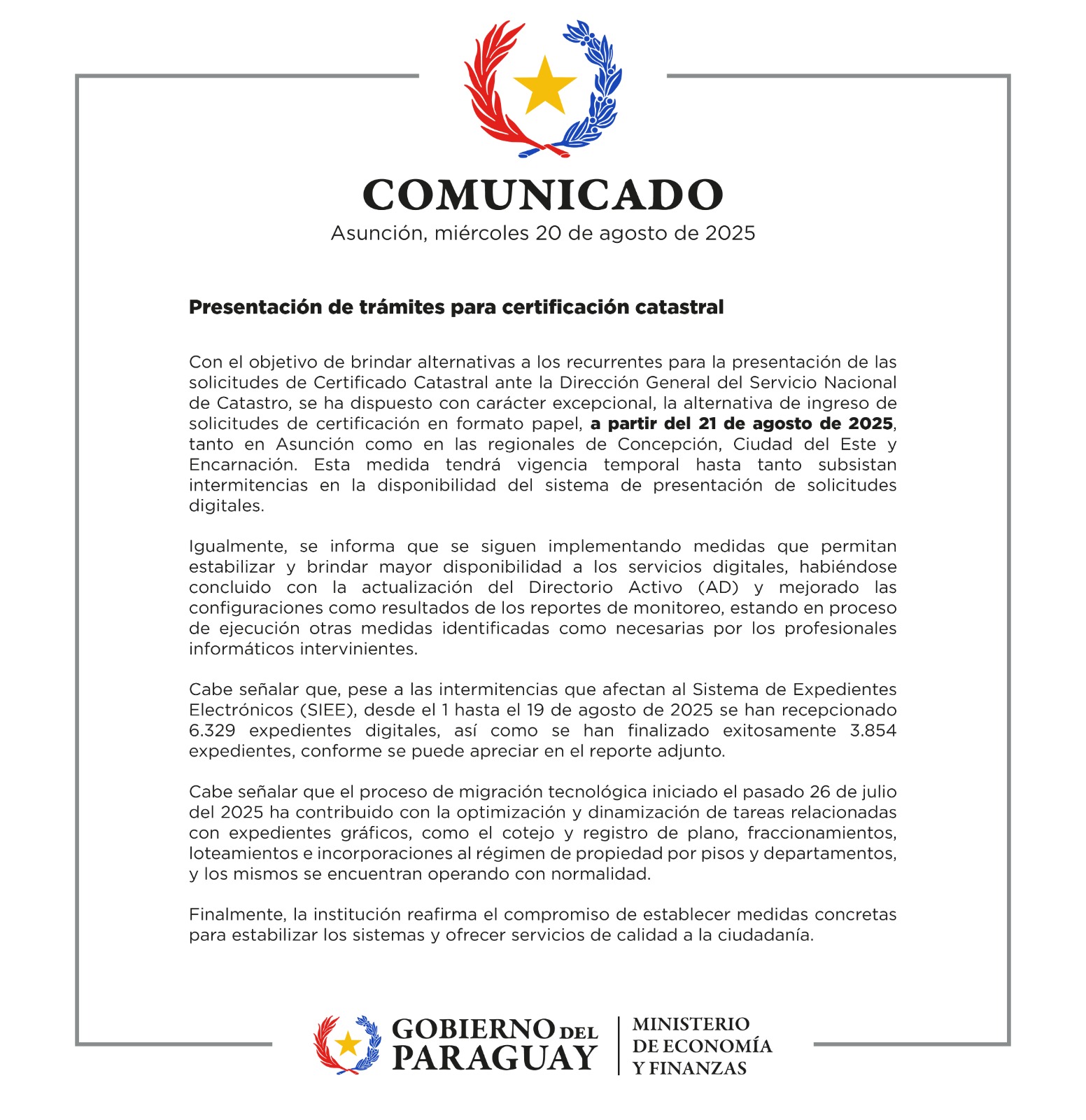 Notificación